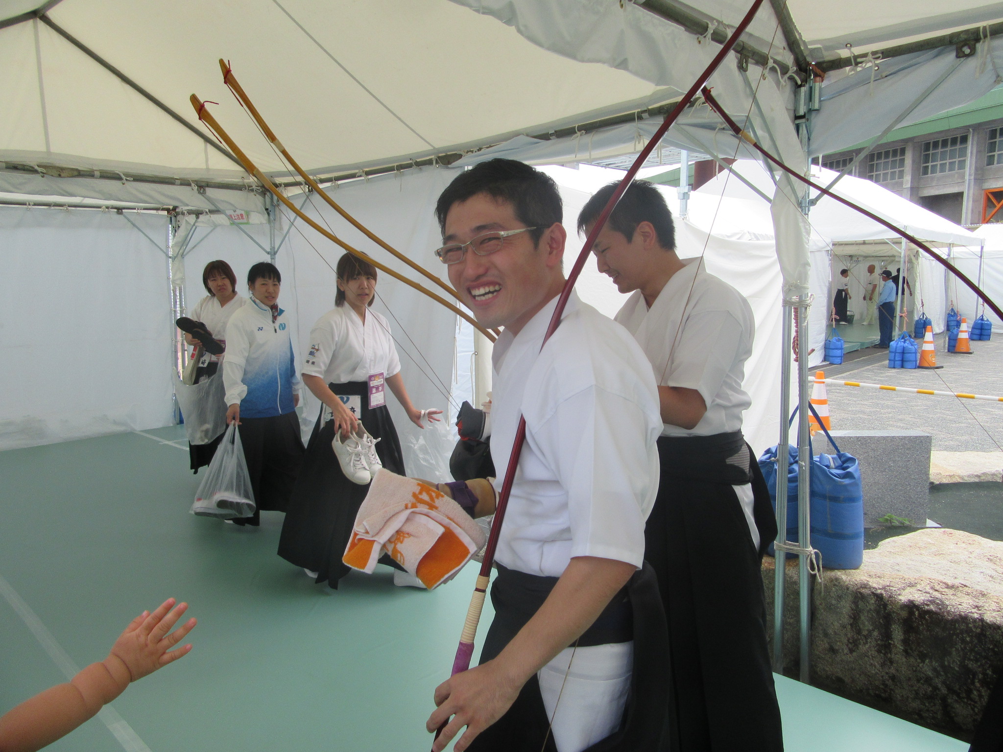 えひめ国体　弓道成年男子。